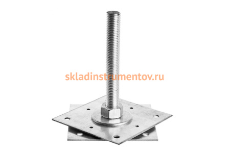 Регулировочная стойка ЗУБР Анкер 110х110х250мм х М24 310266-110