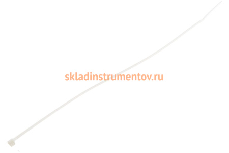 Нейлоновые хомуты Зубр белые, 2.5x200 мм, 100 шт. 309010-25-200