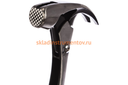 Молоток-гвоздодер (кованый, с амортизатором, обрезиненная ручка) 0,5кг ВАРЯГ 85325 тов-146434