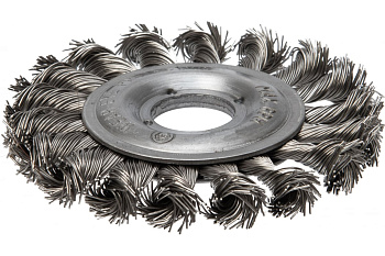 Щетка цилиндрическая со жгутовой нержавеющей проволокой Эксперт 563 (100 мм; 22.2 мм) Профоснастка 20806003