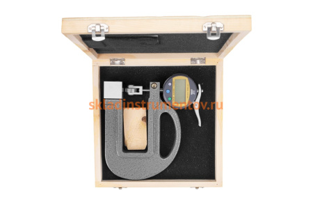 Индикаторный электронный настольный толщиномер SHAN ТНЦ 0-10, 0.01, L=100мм 861869