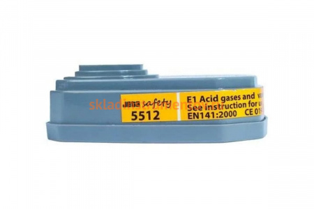 Фильтры от кислых газов и паров E1 JetaSafety 5512