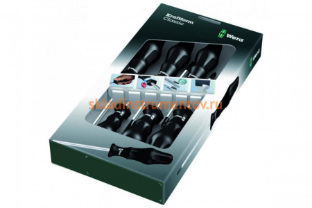 Набор отверток 1734/55/6 SATZ 6TLG / 6 PCS WERA WE-031281