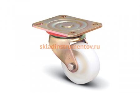 Колесо нейлоновое поворотное усиленный кронштейн 200 мм MFK-TORG ED01-ZKZ-200