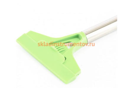 Скребок, фиксированное лезвие 100мм металлич, обрезиненная ручка, 500мм СИБРТЕХ 79543