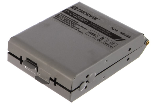 Набор круглых ручных плашек Thorvik D-COMBO М3-М12, HSS, 8 предметов MDS8 52885