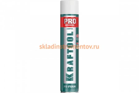 Монтажная пена KRAFTOOL ADAPTER PRO 750 мл, адаптерная, всесезонная, SVS 41173_z01