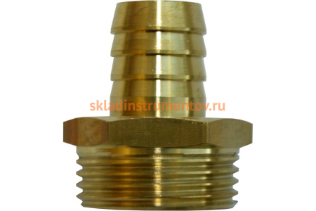 Штуцер для шланга 1" х 19 мм QUATTRO ELEMENTI 771-862