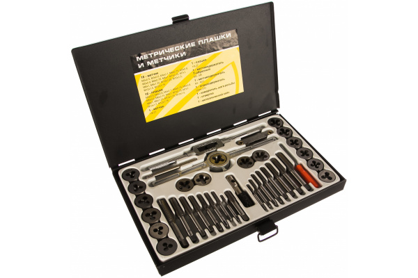 Набор метчиков и плашек 40 предметов ЭВРИКА ER-00401