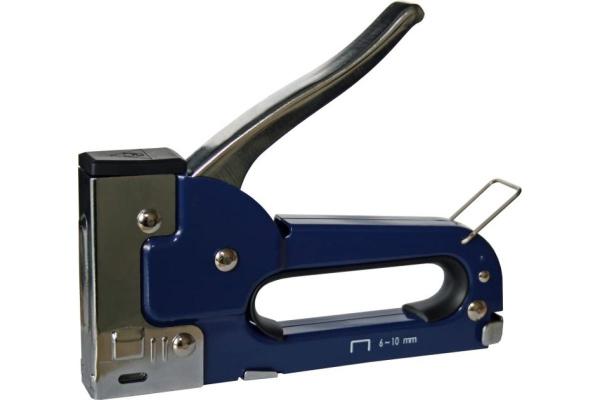 Ручной степлер ПРАКТИКА скобы 6-10мм тип 53 775-501