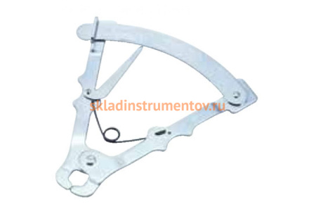 Измеритель толщины тормозных колодок с кривизной от 90 до 40 градусов FORCE 9B1801