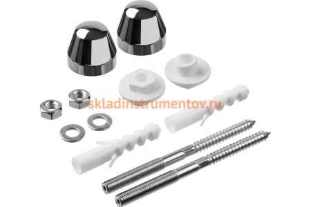 Набор для крепления раковин и писсуаров Зубр цвет хром 44221