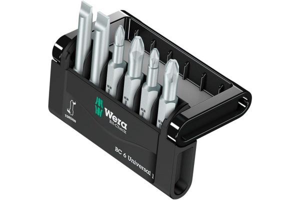 Набор бит Wera Mini Check 800/4Z+851/4TZ+855/4TZ 6 шт. WE-056474