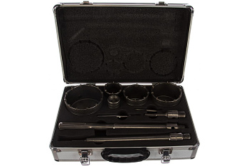 Набор буровых коронок  (5 шт.) с державками SDS-PLUS и SDS-MAX Зубр 29185-H10