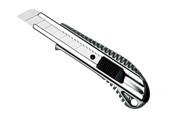 Резак с выдвижным лезвием РемоКолор Aluminium profi, обрез. Al корпус, автоматический фиксатор, 19-0-303