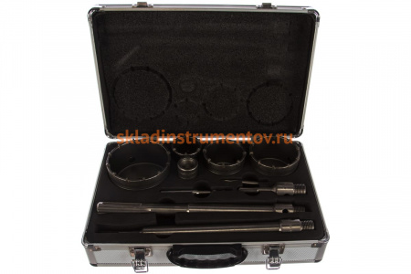 Набор буровых коронок  (5 шт.) с державками SDS-PLUS и SDS-MAX Зубр 29185-H10