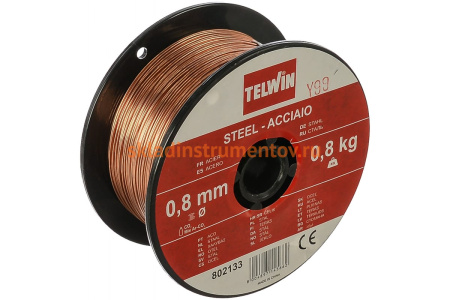 Проволока сварочная омедненная (0.8 мм; 0.8 кг) BlueWeld 802133