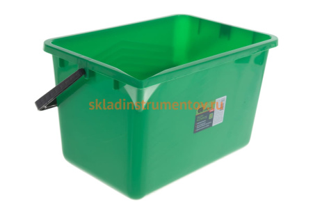 Малярное пластмассовое прямоугольное ведро СИБРТЕХ 8 л 81404