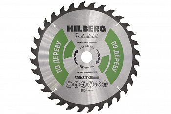 Диск пильный Industrial Дерево (300x30 мм; 32Т) Hilberg HW300