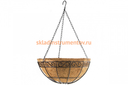 Подвесное кашпо с орнаментом PALISAD 30 см 69004