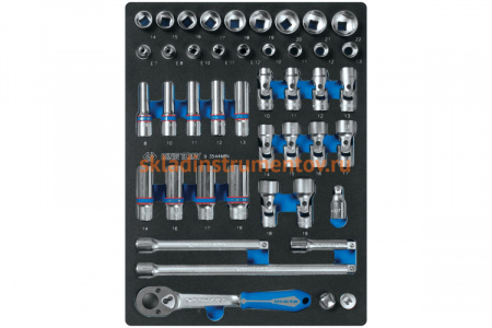 Ложемент для набора торцевых головок 9-3544MRV, EVA KING TONY 85811532B