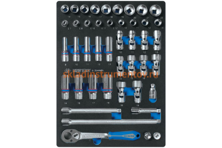 Ложемент для набора торцевых головок 9-3544MRV, EVA KING TONY 85811532B