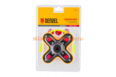 Триммерная универсальная головка гайка М10 х 1,25 левая DENZEL 96362
