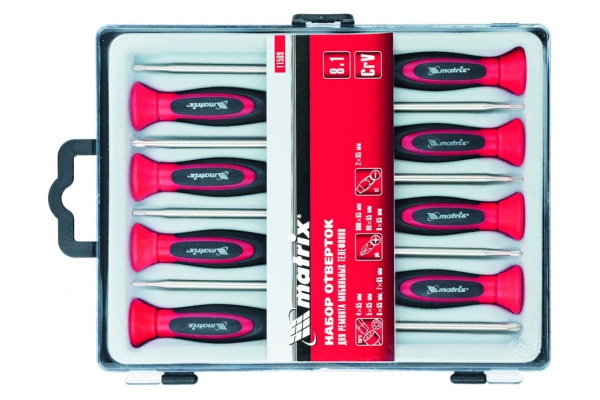 Набор отверток для точных работ с мобильными телефонами 8шт, Crv MATRIX 11589