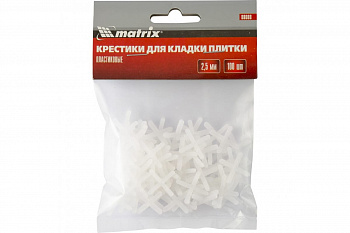 Крестики (100 шт; 2.5 мм) для кладки плитки MATRIX 88088