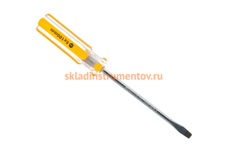 Отвертка SL 5х100мм Biber Стандарт 85573 тов-079483