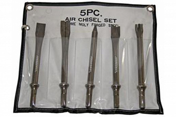 Комплект длинных зубил для пневматического молотка 5 шт JAH-6833H Jonnesway 47515