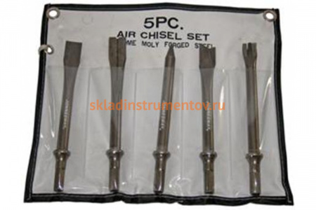 Комплект длинных зубил для пневматического молотка 5 шт JAH-6833H Jonnesway 47515