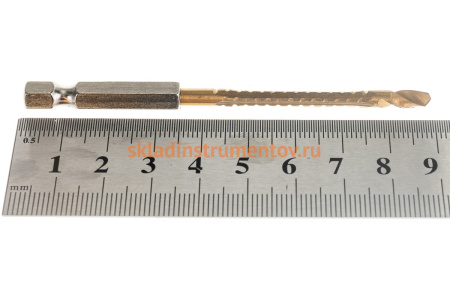 Сверло-фреза универсальное (4х88 мм; шестигранный хвостовик) HAGWERT 572200