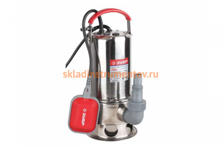 Погружной дренажный насос ЗУБР ЗНПГ-750-С