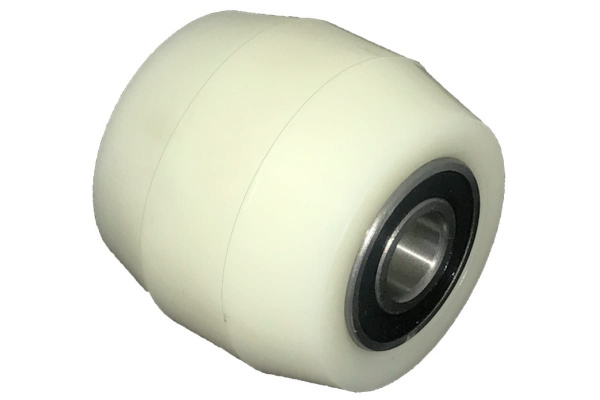 Колесо нейлоновое бочка б/г без кронштейна малое для рохли (80х70 мм) MFK-TORG 104080-70-Drum-Nylon