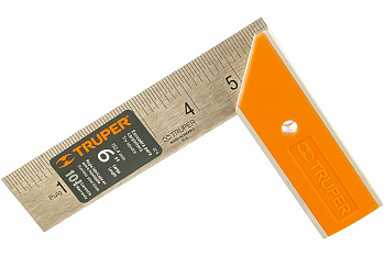 Угольник столяра TRUPER 15 см гравировка 14370