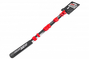 Держатель головок 1/4" L=445мм стальная рейка 14шт пластиковая рукоятка JTC-5912