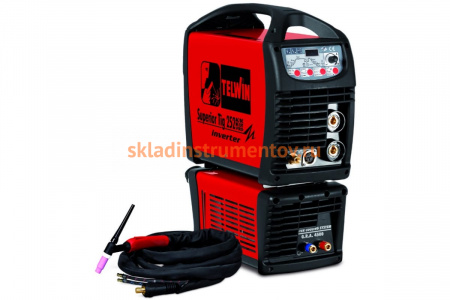 Сварочный аппарат Telwin SUPERIOR TIG 252 AC/DC HF/LIFT VRD AQUA + TIG ACC. 816119