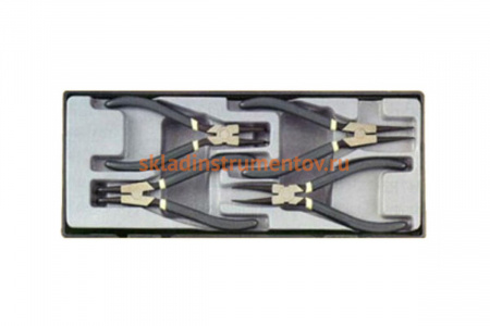 Набор разжимов стопорных колец 4 предмета FORCE T5043A