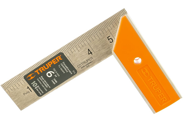 Угольник столяра TRUPER 15 см гравировка 14370