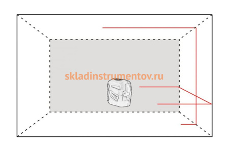 Лазерный уровень ADA Phantom 2D А00216