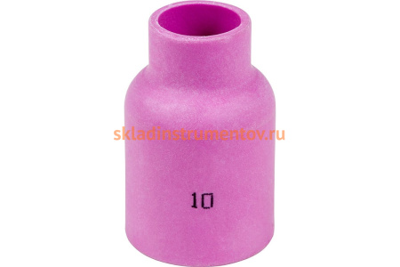 Сопло большая газовая линза №10 (10 шт; 16 мм) для горелок Sintig 17–18–26 КЕДР 8004870