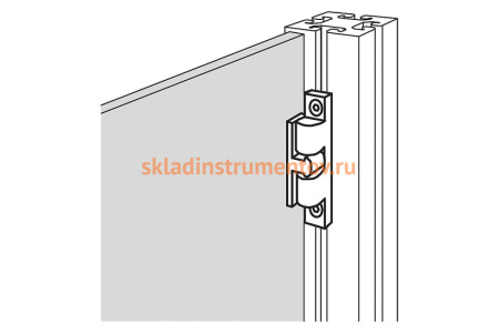 Двухшариковая защелка KIPP K0583.60