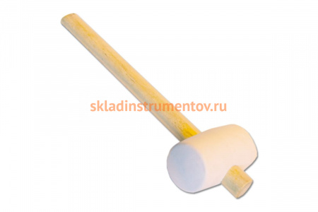 Резиновая киянка SANTOOL МАСТЕР белая 450 гр 030830-450