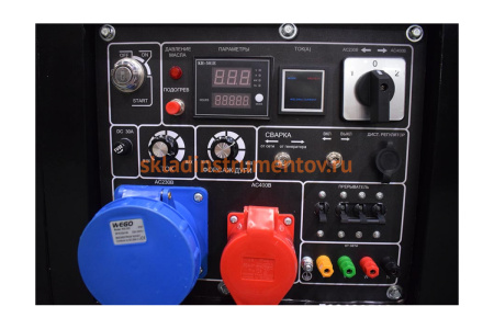 Инверторный дизельный сварочный генератор ТСС DGW 10.0/300ED-R3 026498