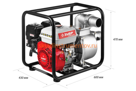 Мотопомпа ЗУБР ЗБМП-1000 Мотопомпа ЗУБР ЗБМП-1000