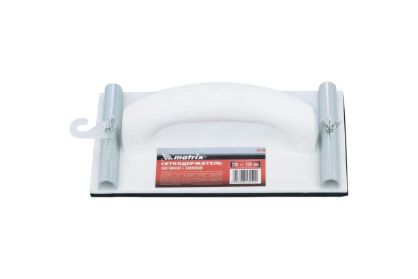 Сеткодержатель 230х120 мм, пластиковый с зажимами MATRIX 75853