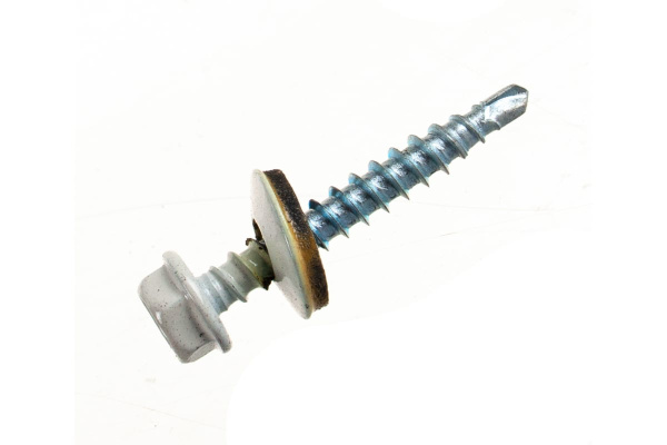 Кровельные саморезы ЗУБР СКД RAL 9003 белый, 35x4.8 мм, 380 шт 4-300315-48-035-9003