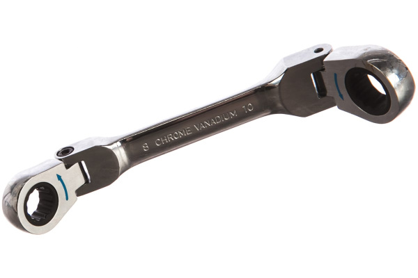 Накидной шарнирный ключ с трещоткой 8х10 мм JTC 5033