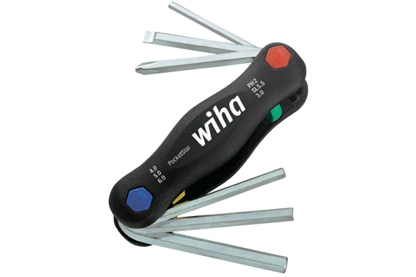 Набор шестигранных ключей 6шт Wiha PocketStar 351 PK6X 24859